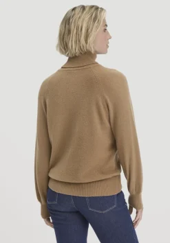 hessnatur Rollkragen Pullover Relaxed BETTER RECYCLING aus reinem Cashmere von|Damen Pullover