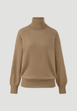 hessnatur Rollkragen Pullover Relaxed BETTER RECYCLING aus reinem Cashmere von|Damen Pullover