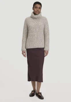 hessnatur Rollkragenpullover Relaxed aus Alpaka mit Bio-Baumwolle von|Damen Pullover