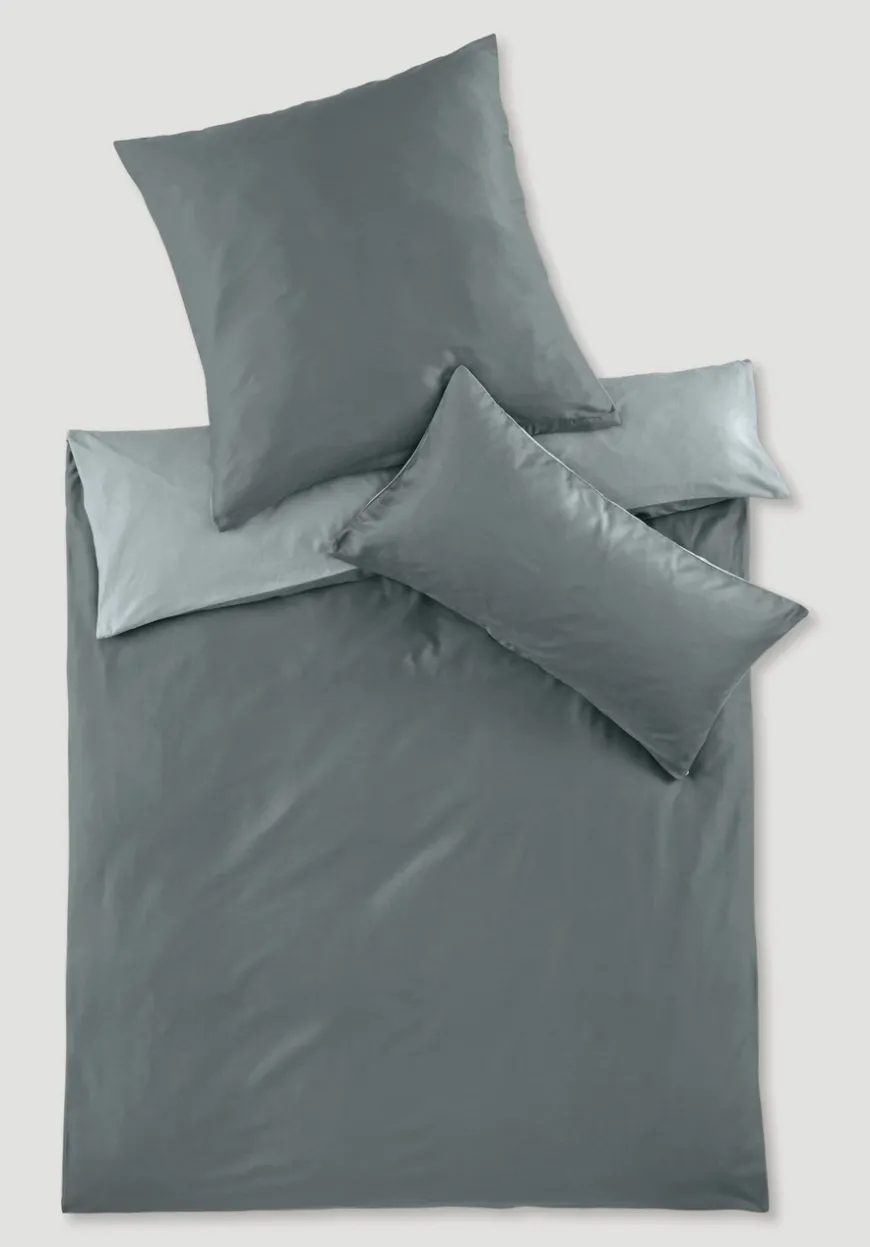 hessnatur Satin Wende Bettwäsche Set aus reiner Bio-Baumwolle von| Bettwäsche