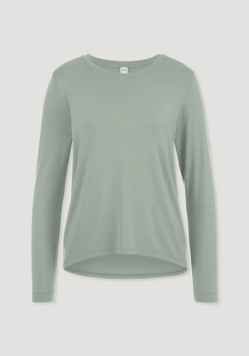 hessnatur Schlaf Longsleeve PURE FLOW aus TENCEL™ Modal von|Damen Nachtwäsche|Nachtwäsche