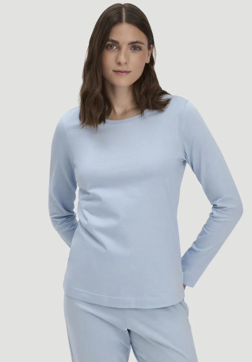 hessnatur Schlaf Shirt PURE COTTON aus reiner Bio-Baumwolle von|Damen Nachtwäsche|Nachtwäsche