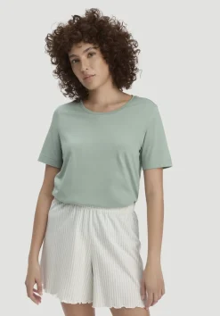hessnatur Schlaf T-Shirt PURE COTTON aus reiner Bio-Baumwolle von|Damen Nachtwäsche|Nachtwäsche