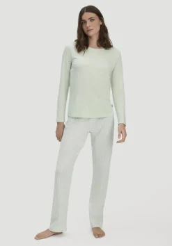 hessnatur Schlafhose PURE COTTON aus reiner Bio-Baumwolle von|Damen Nachtwäsche|Nachtwäsche