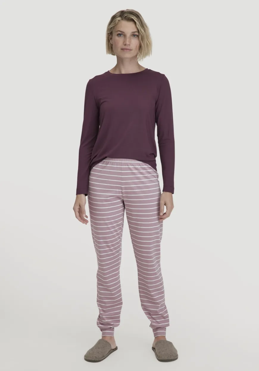 hessnatur Schlafhose PURE COTTON aus reiner Bio-Baumwolle von|Damen Nachtwäsche|Nachtwäsche