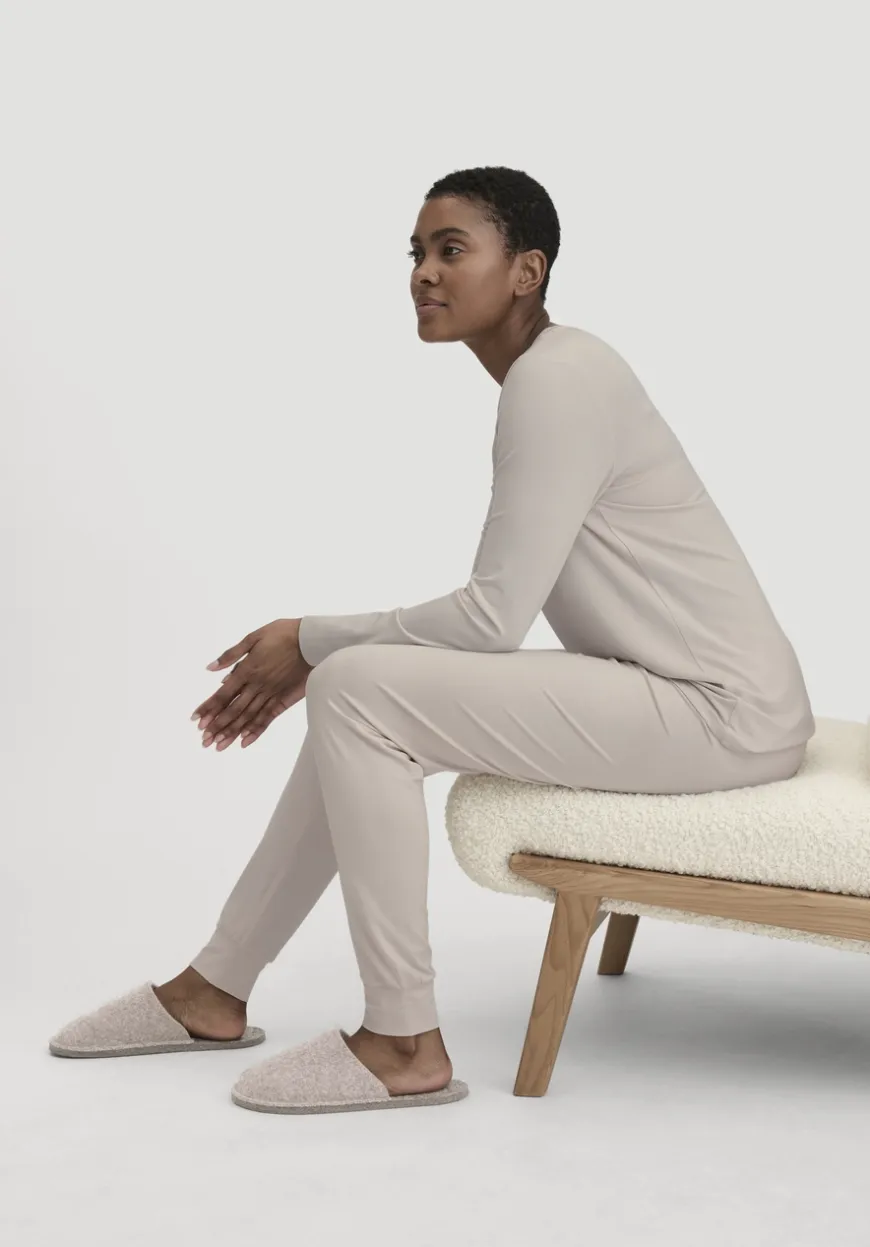 hessnatur Schlafhose PURE FLOW aus TENCEL™ Modal von|Damen Nachtwäsche|Nachtwäsche