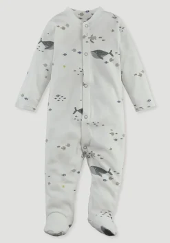 hessnatur Schlafoverall aus reiner Bio-Baumwolle von| Pyjamas & Schlafoveralls|Baby Nachtwäsche