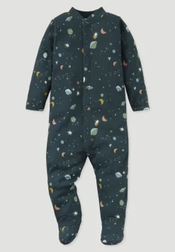 hessnatur Schlafoverall aus reiner Bio-Baumwolle von| Pyjamas & Schlafoveralls|Baby Nachtwäsche