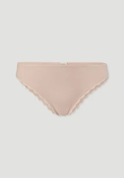 hessnatur Slip Regular Cut COTTON FEEL LACE aus Bio-Baumwolle von|Damen Unterteile|Unterteile