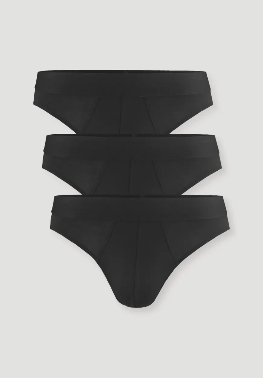 hessnatur Slip Regular Cut im 3er-Pack COTTON MIX aus Bio-Baumwolle von|Herren Unterteile|Unterteile