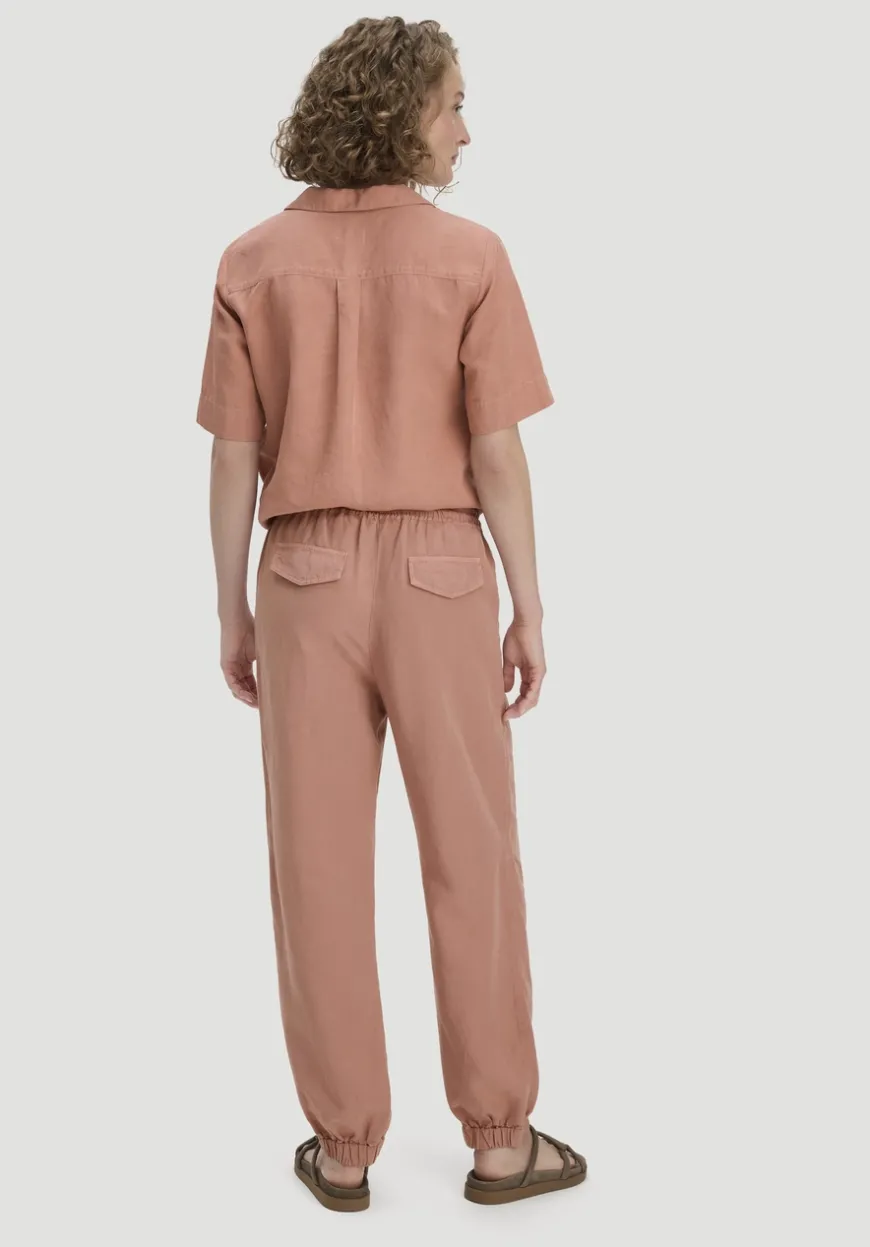 hessnatur Soft Utility Hose aus TENCEL™ Lyocell mit Leinen von|Damen Hosen & Shorts