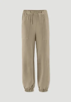 hessnatur Soft Utility Hose aus TENCEL™ Lyocell mit Leinen von|Damen Hosen & Shorts