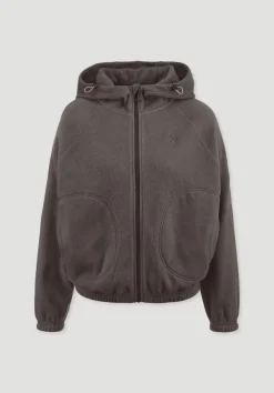 hessnatur Softfleece Jacke Oversize ACTIVE COMFORT aus reiner Bio-Baumwolle von|Damen Jacken & Mäntel|Fleece