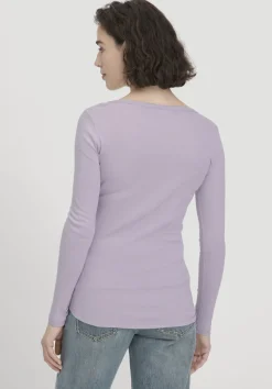 hessnatur Softrib Longsleeve Fitted aus Bio-Baumwolle und TENCEL™ Modal von|Damen Shirts & Tops|T-Shirts