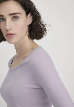 hessnatur Softrib Longsleeve Fitted aus Bio-Baumwolle und TENCEL™ Modal von|Damen Shirts & Tops|T-Shirts