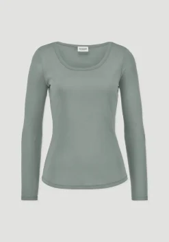 hessnatur Softrib Longsleeve Fitted aus Bio-Baumwolle und TENCEL™ Modal von|Damen Shirts & Tops