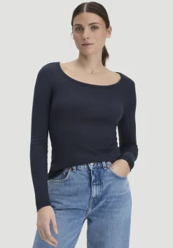 hessnatur Softrib Longsleeve Fitted aus Bio-Baumwolle und TENCEL™ Modal von|Damen Shirts & Tops