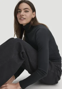 hessnatur Softrib Longsleeve Fitted aus Bio-Baumwolle und TENCEL™ Modal von|Damen Shirts & Tops|T-Shirts