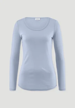 hessnatur Softrib Longsleeve Fitted aus Bio-Baumwolle und TENCEL™ Modal von|Damen Shirts & Tops|T-Shirts