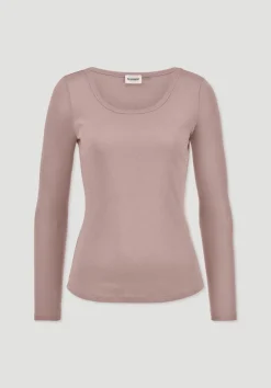 hessnatur Softrib Longsleeve Fitted aus Bio-Baumwolle und TENCEL™ Modal von|Damen Shirts & Tops