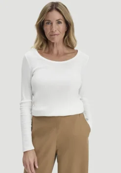 hessnatur Softrib Longsleeve Fitted aus Bio-Baumwolle und TENCEL™ Modal von|Damen Shirts & Tops|T-Shirts