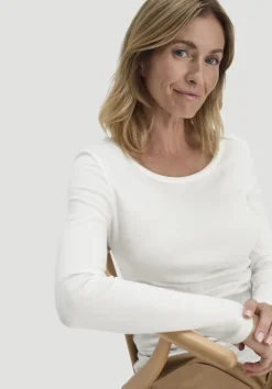 hessnatur Softrib Longsleeve Fitted aus Bio-Baumwolle und TENCEL™ Modal von|Damen Shirts & Tops|T-Shirts