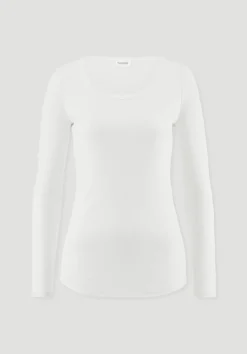 hessnatur Softrib Longsleeve Fitted aus Bio-Baumwolle und TENCEL™ Modal von|Damen Shirts & Tops|T-Shirts