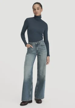 hessnatur Softrib Longsleeve Fitted aus Bio-Baumwolle und TENCEL™ Modal von|Damen Shirts & Tops|T-Shirts