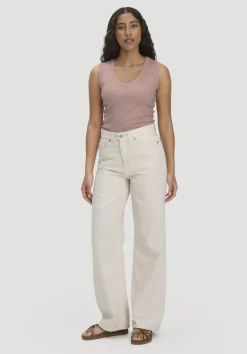 hessnatur Softrib Top Fitted aus Bio-Baumwolle und TENCEL™ Modal von|Damen Shirts & Tops