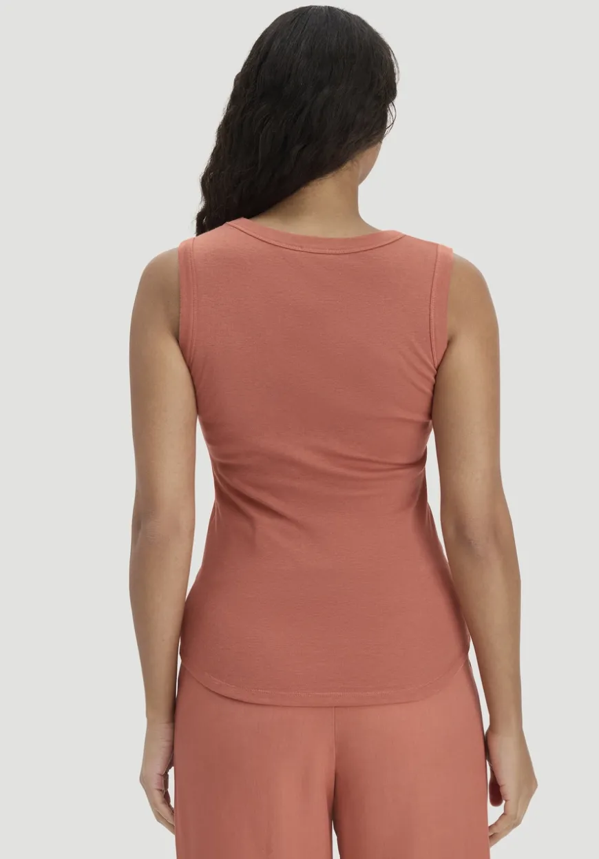 hessnatur Softrib Top Fitted aus Bio-Baumwolle und TENCEL™ Modal von|Damen Shirts & Tops
