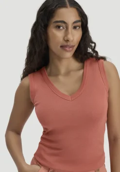 hessnatur Softrib Top Fitted aus Bio-Baumwolle und TENCEL™ Modal von|Damen Shirts & Tops
