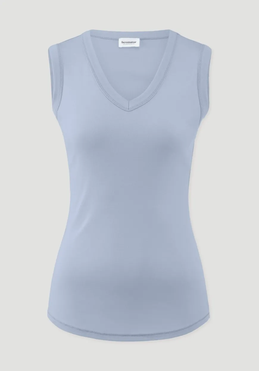 hessnatur Softrib Top Fitted aus Bio-Baumwolle und TENCEL™ Modal von|Damen Shirts & Tops