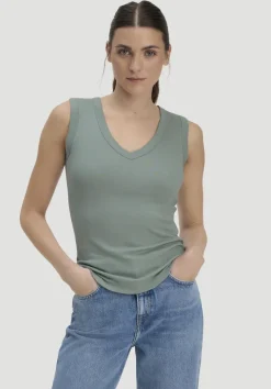 hessnatur Softrib Top Fitted aus Bio-Baumwolle und TENCEL™ Modal von|Damen Shirts & Tops