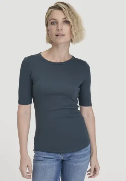 hessnatur Softrib T-Shirt Fitted aus Bio-Baumwolle und TENCEL™ Modal von|Damen Shirts & Tops|T-Shirts