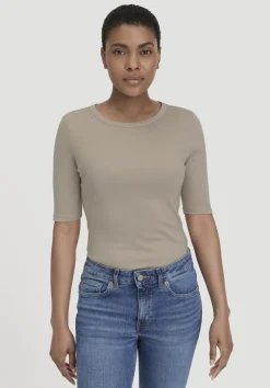 hessnatur Softrib T-Shirt Fitted aus Bio-Baumwolle und TENCEL™ Modal von|Damen Shirts & Tops|T-Shirts
