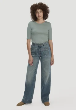hessnatur Softrib T-Shirt Fitted aus Bio-Baumwolle und TENCEL™ Modal von|Damen Shirts & Tops|T-Shirts