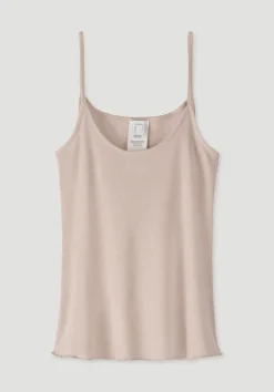 hessnatur Spaghetti Top Fitted WARM TOUCH aus Bio-Merinowolle und TENCEL™ Lyocell von|Damen Merino-Funktionswäsche|Merino-Funktionswäsche