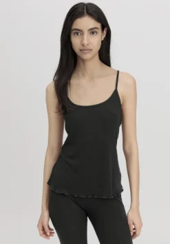 hessnatur Spaghetti Top Fitted WARM TOUCH aus Bio-Merinowolle und TENCEL™ Lyocell von|Damen Merino-Funktionswäsche|Merino-Funktionswäsche