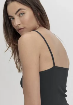 hessnatur Spaghetti Top V-Neck im 2er-Pack PURE COTTON aus reiner Bio-Baumwolle von|Damen Unterhemden|Unterhemden