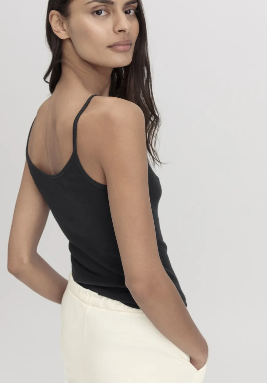 hessnatur Spaghetti-Top im 2er-Pack PURE COTTON aus reiner Bio-Baumwolle von|Damen Unterhemden|Unterhemden