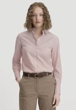 hessnatur Streifenbluse Regular aus reiner Bio-Baumwolle von|Damen Blusen