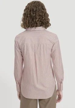 hessnatur Streifenbluse Regular aus reiner Bio-Baumwolle von|Damen Blusen