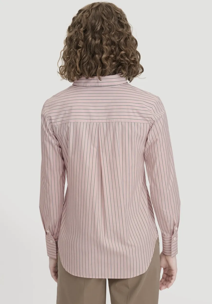 hessnatur Streifenbluse Regular aus reiner Bio-Baumwolle von|Damen Blusen