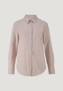 hessnatur Streifenbluse Regular aus reiner Bio-Baumwolle von|Damen Blusen
