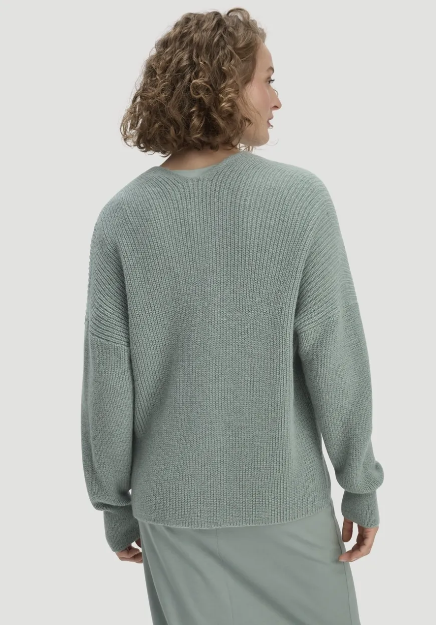 hessnatur Strick Jacke Oversize aus reinem Alpaka von|Damen Strickjacken
