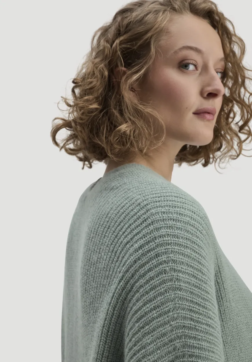 hessnatur Strick Jacke Oversize aus reinem Alpaka von|Damen Strickjacken