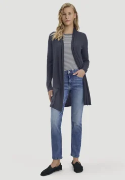 hessnatur Strick Jacke Regular aus TENCEL™ Lyocell und Bio-Baumwolle von|Damen Strickjacken