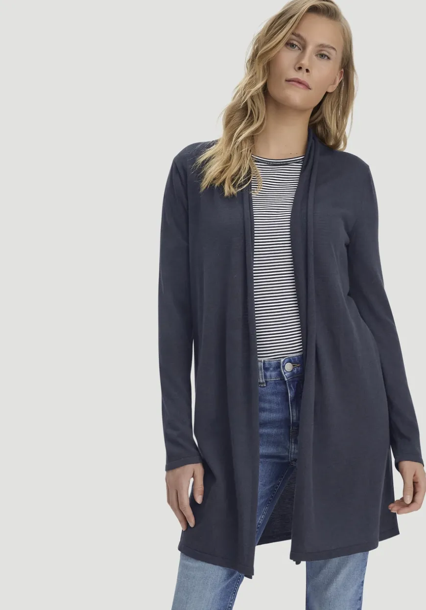 hessnatur Strick Jacke Regular aus TENCEL™ Lyocell und Bio-Baumwolle von|Damen Strickjacken