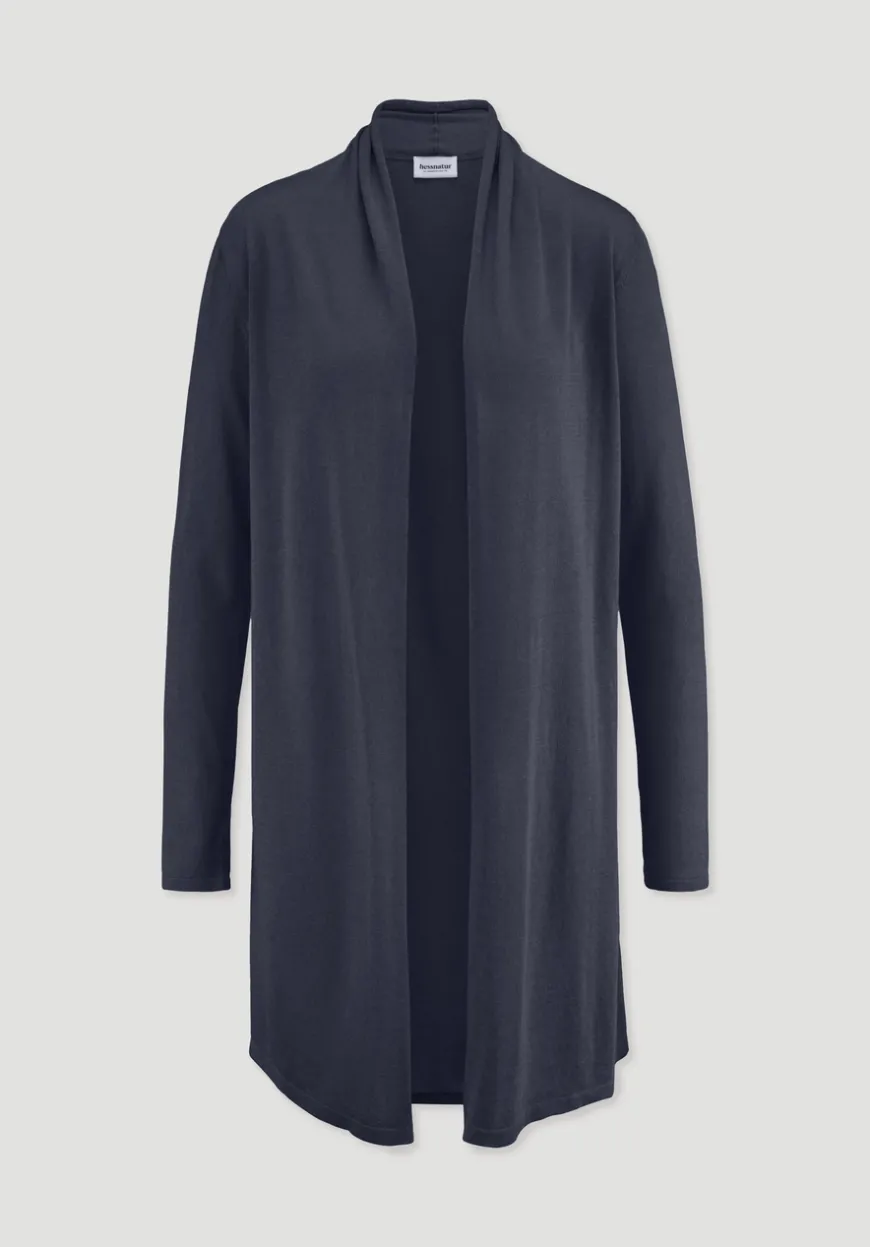 hessnatur Strick Jacke Regular aus TENCEL™ Lyocell und Bio-Baumwolle von|Damen Strickjacken