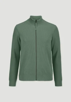 hessnatur Strick Jacke Regular aus reiner Bio-Baumwolle von|Herren Strickjacken|Strick